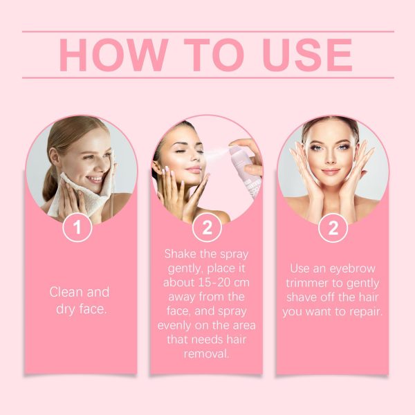 Gentle Facial Hair Removal Spray Softens Hair And Cleanses The Face - Image 4