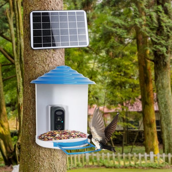 Smart Bird Feeder w/ Solar Camera — 1080P HD, PIR Motion, AI ID (11,000+ species), Night Vision, App Control - Image 6