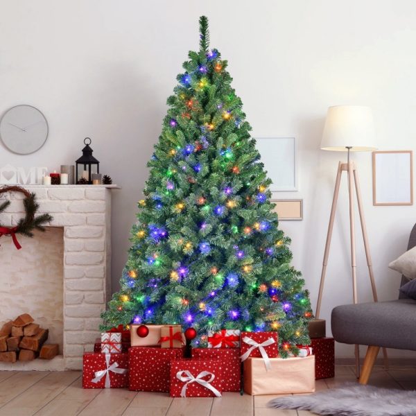 PVC Christmas Tree with Smart Wi-Fi Lights — 6ft (917 Tips, 280 LEDs) or 7ft (1339 Tips, 380 LEDs)