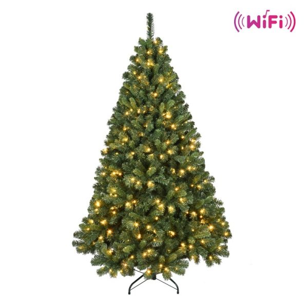 PVC Christmas Tree with Smart Wi-Fi Lights — 6ft (917 Tips, 280 LEDs) or 7ft (1339 Tips, 380 LEDs) - Image 10