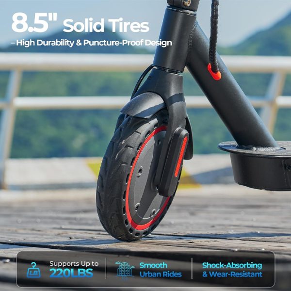 8.5" Foldable E-Scooter — 36V/7.5Ah, 350W RWD, 16 mph, up to 18 mi - Image 5