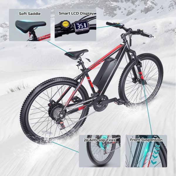 350W 20″ City E-Bike — 21-Speed, up to 40 km Range, Disc Brakes - Image 4