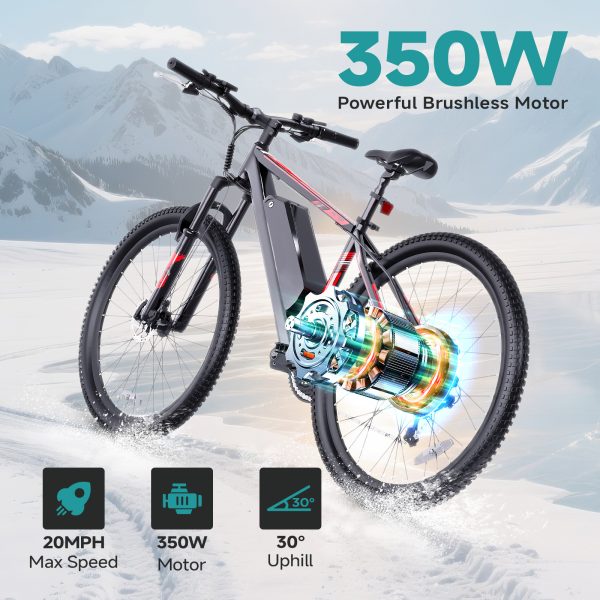 350W 20″ City E-Bike — 21-Speed, up to 40 km Range, Disc Brakes - Image 9