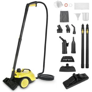 1800W Canister Steam Cleaner — 2L Tank, Up to 5 Bar, Stepless Control, 15 Tools