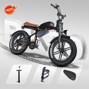 500W 20″ Fat-Tire E-Bike — 45 km/h Top Speed, up to 45 km Range (20×4.0, 7-Speed)