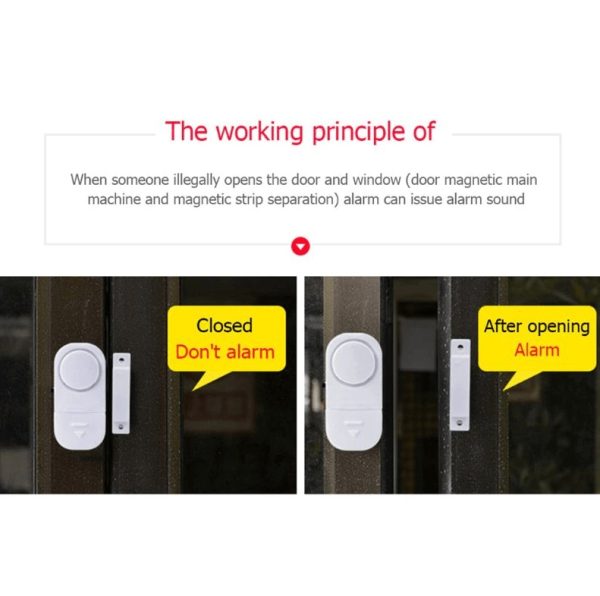 6-Pack Door & Window Alarm — Quick DIY Security with Loud Siren - Image 5