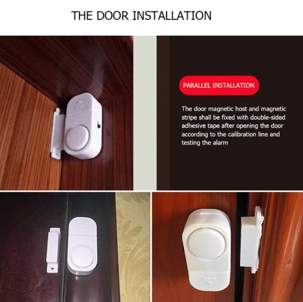 6-Pack Door & Window Alarm — Quick DIY Security with Loud Siren - Image 2