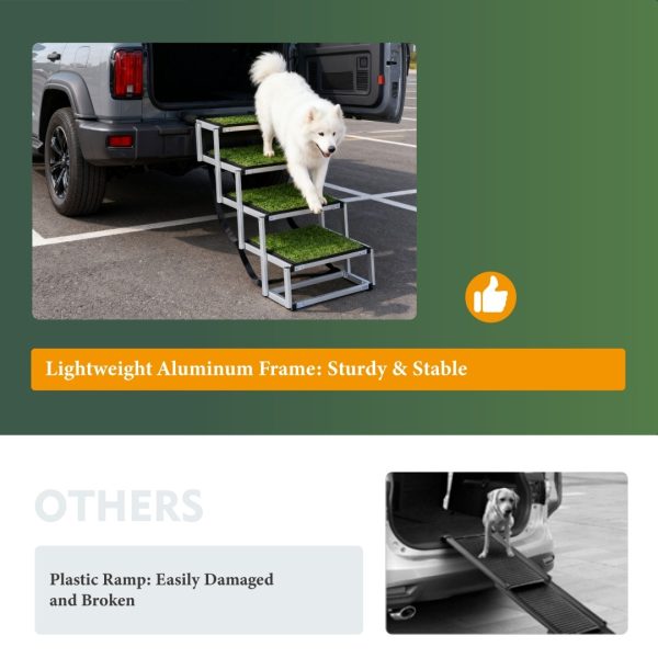 Foldable Dog Ramp for Cars & SUVs — 250 lb Support, Non-Slip, Lightweight - Image 9