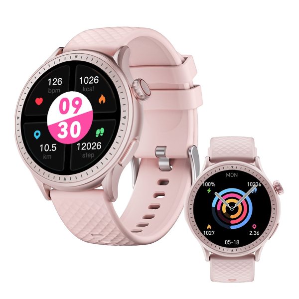 2025 1.43" Disc Smart Watch — Slim Fitness Tracker with 3ATM Water Protection