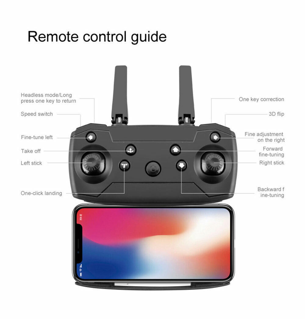 E88 Pro Foldable FPV Drone — 4K Wide-Angle Dual-Camera, Wi-Fi, 100 m Range 3 E88 Pro Foldable FPV Drone — 4K Wide-Angle Dual-Camera, Wi-Fi, 100 m Range - Image 3
