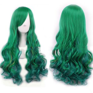 Harajuku Long Curly Color Wig — Heat-Friendly Synthetic, Cosplay Ready