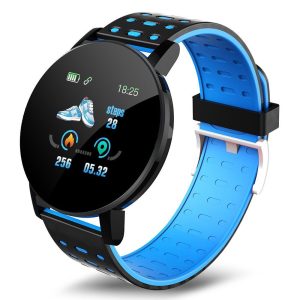 119 Plus Bluetooth Smartwatch — 1.3″ LED, Heart-Rate, 7-Day Battery