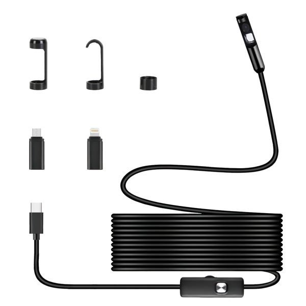Dual-Lens Wi-Fi Borescope, 16.4 ft Cable - Image 2