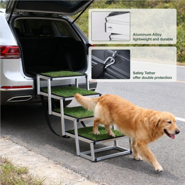 Foldable Dog Ramp for Cars & SUVs — 250 lb Support, Non-Slip, Lightweight - Image 6