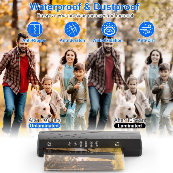 13" Hot & Cold Laminator — A3/A4, 60-Second Warmup, Jam-Release, Auto-Off - Image 4