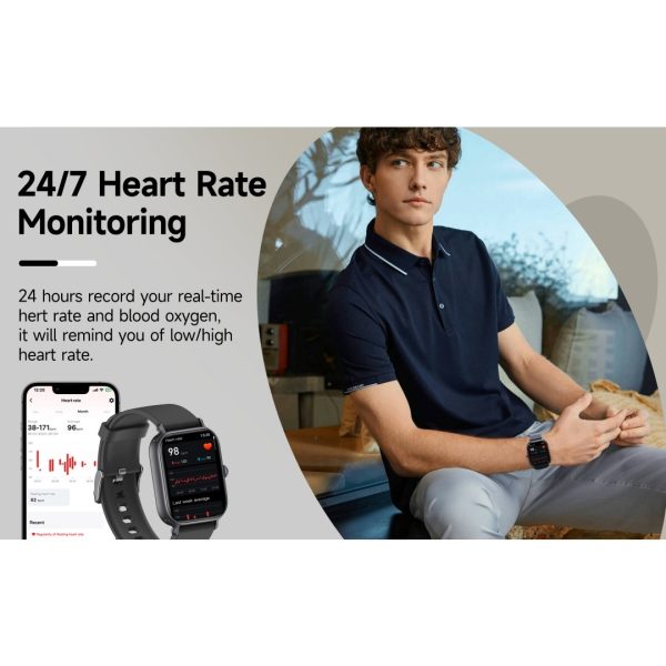 2025 2.0" Smart Watch — Voice Control, Bluetooth Calling, 100+ Sports, IP68 - Image 4
