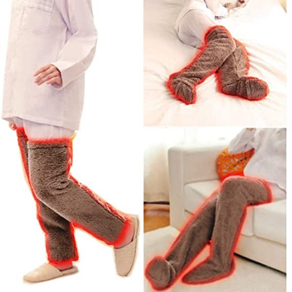Cozy Over-Knee Fuzzy Socks — Plush Warmth for Home, Sleep & Lounging - Image 8