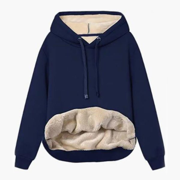 Lamb-Fleece Hooded Sweatshirt Jacket — Warm Pockets, Sporty Comfort (S–XXL) - Image 5
