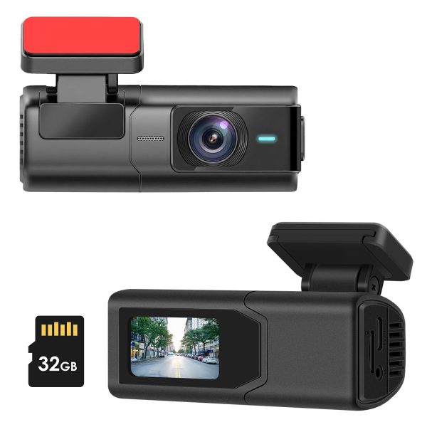 2K Front Dash Cam with Wi-Fi — 140° Wide View, Night Vision, Loop Recording, 32GB Card Included - Image 4