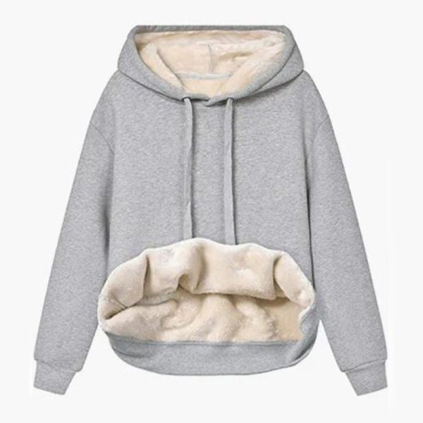 Lamb-Fleece Hooded Sweatshirt Jacket — Warm Pockets, Sporty Comfort (S–XXL) - Image 6