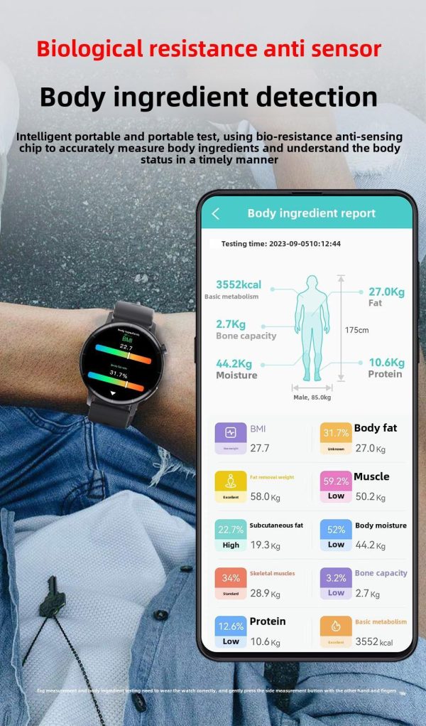 1.41" Health Smartwatch — 10-Day Battery, 3ATM, 110+ Sports Modes - Image 8