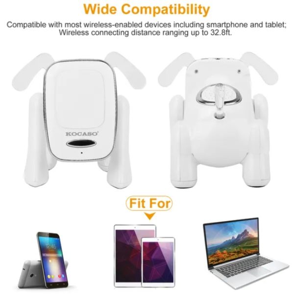 Puppy Portable Wireless Speaker — Cute Phone Stand, Wireless Audio, FM, USB/TF, Mic (Compact) - Image 2
