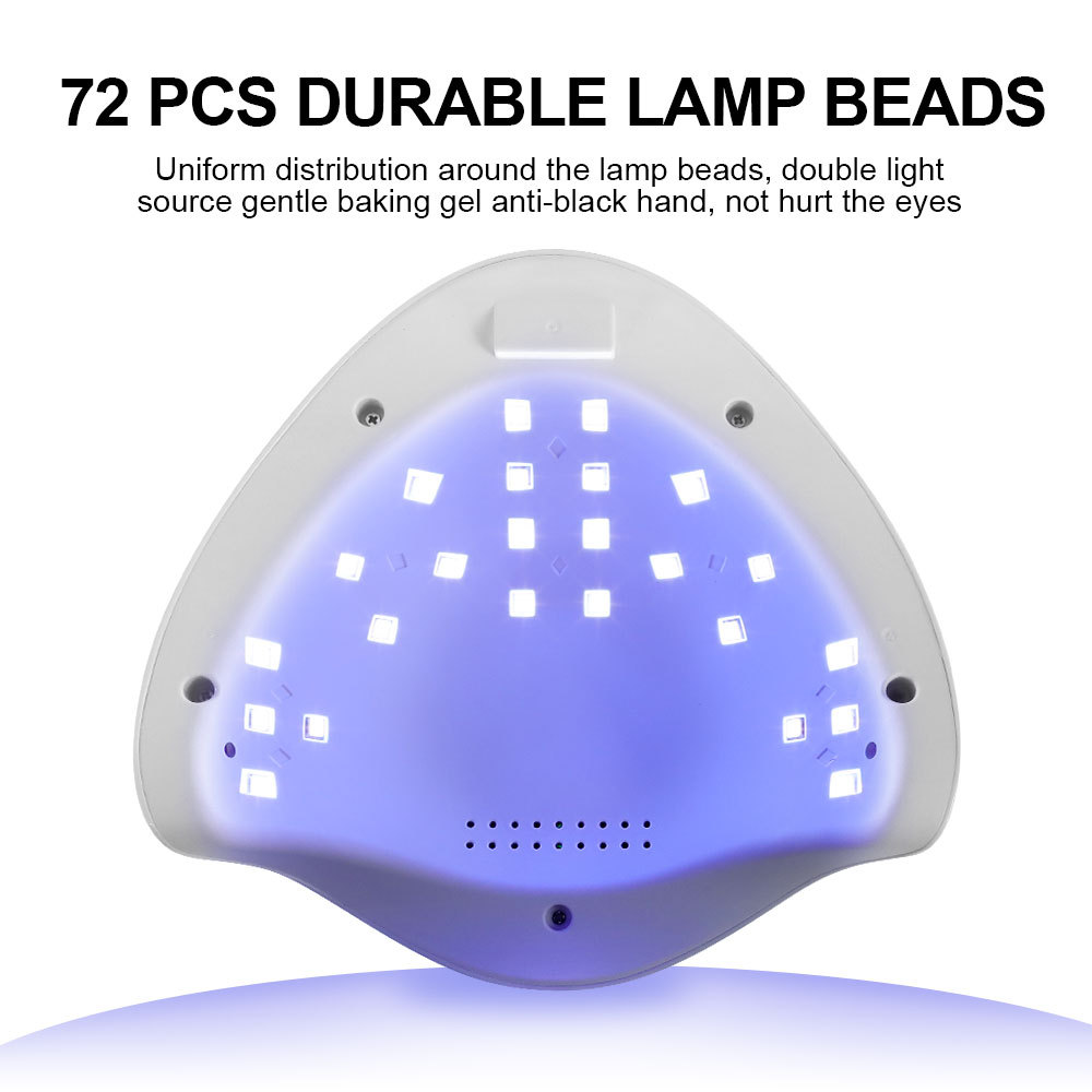 LED/UV Nail Lamp with Auto Sensor — LCD Display, Fast Cure, Removable Base (Fingers & Toes) 7 LED/UV Nail Lamp with Auto Sensor — LCD Display, Fast Cure, Removable Base (Fingers & Toes) - Image 7