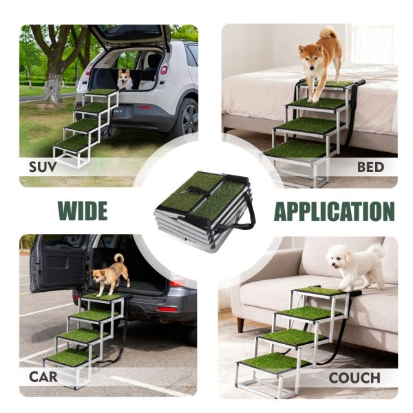 Foldable Dog Ramp for Cars & SUVs — 250 lb Support, Non-Slip, Lightweight - Image 7