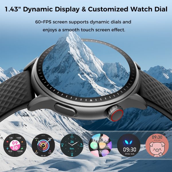 2025 1.43" Disc Smart Watch — Slim Fitness Tracker with 3ATM Water Protection - Image 9