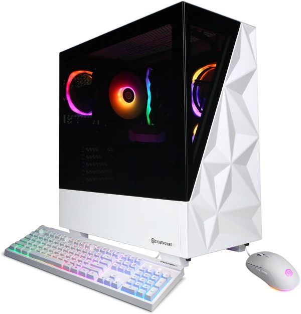 CyberPowerPC Gamer Xtreme VR (White) — i7-14700F, RTX 5060 Ti 16GB, 16GB DDR5-6000, 1TB PCIe 4.0 NVMe, Wi-Fi, Windows 11