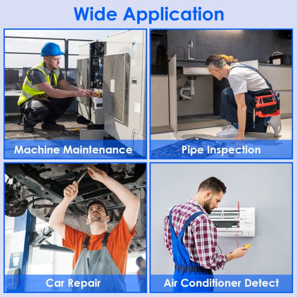 1080p Endoscope with 4.3" Screen — 8 mm IP67 Camera, 16.4-ft Semi-Rigid Cable, 8-LED - Image 9