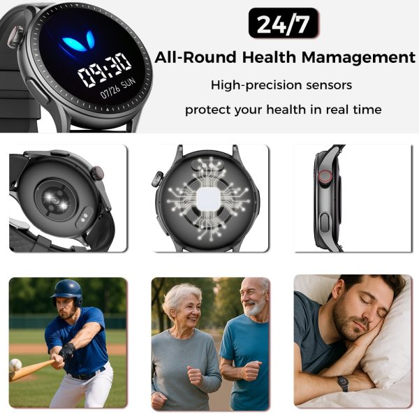 2025 1.43" Disc Smart Watch — Slim Fitness Tracker with 3ATM Water Protection - Image 7