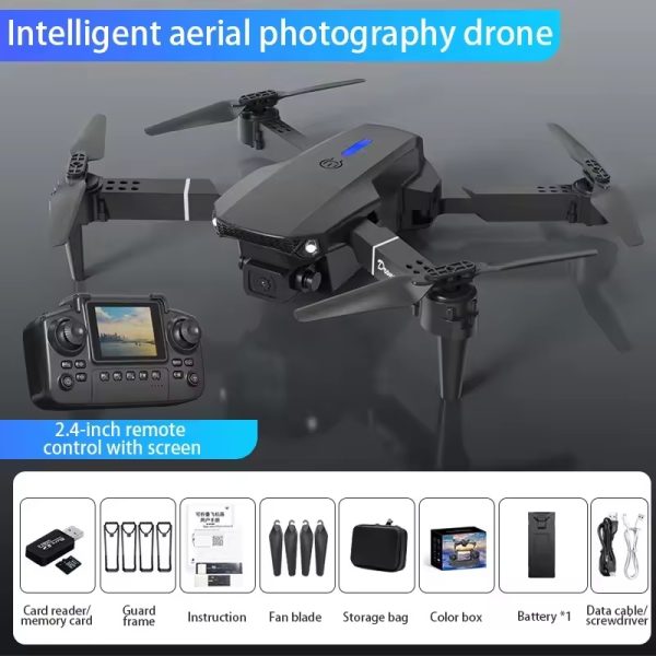 2025 E88 Pro Mini Drone — Dual-Camera, Optical-Flow Hover, LED Lights, Screen/App Control - Image 4