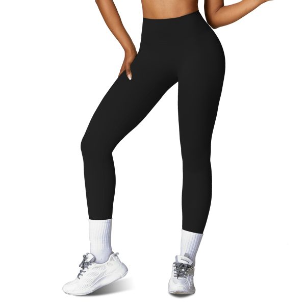 Women’s High-Waist Workout Leggings — 25" Inseam, Tummy Control, No Front Seam - Image 4