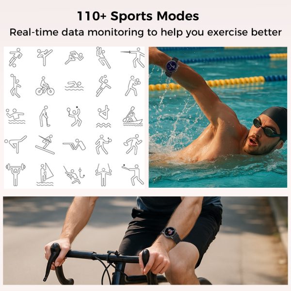 2025 1.43" Disc Smart Watch — Slim Fitness Tracker with 3ATM Water Protection - Image 6