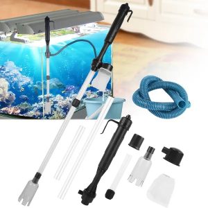 Battery-Operated Aquarium Vacuum & Siphon