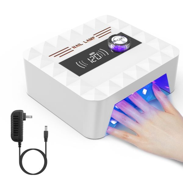 Cordless 120W UV/LED Nail Lamp — 30-Bead Quick Cure, 1–120s Timer, Rechargeable - Image 4