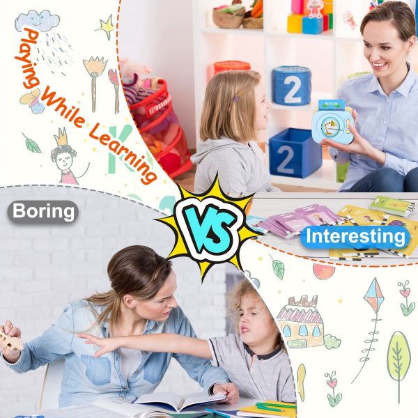 Bilingual Talking Flash Cards — 224 Sight Words with Audio (Blue or Pink) - Image 9