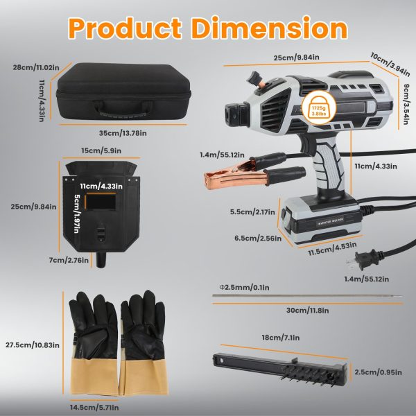 Portable 120A Handheld Stick Welder (110V) — IGBT Inverter, 5-Level Output - Image 8