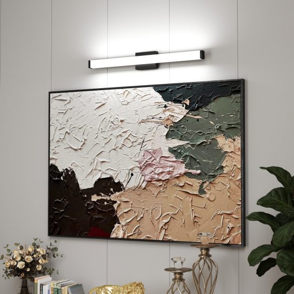 33" Black Bathroom Vanity Light — Modern 18W LED, Cool White 6000K - Image 3