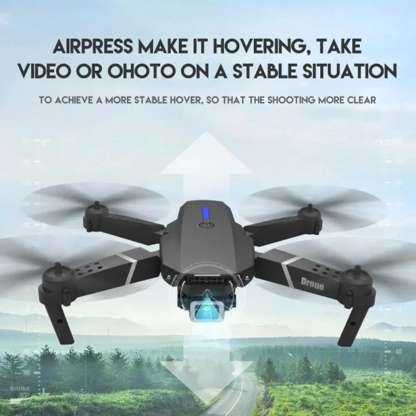 2025 E88 Pro Mini Drone — Dual-Camera, Optical-Flow Hover, LED Lights, Screen/App Control - Image 3