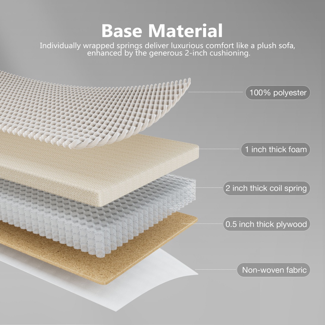 Ergonomic Gaming Chair — Pocket-Spring Seat, 90–135° Recline, Headrest & Footrest 3 Ergonomic Gaming Chair — Pocket-Spring Seat, 90–135° Recline, Headrest & Footrest - Image 3