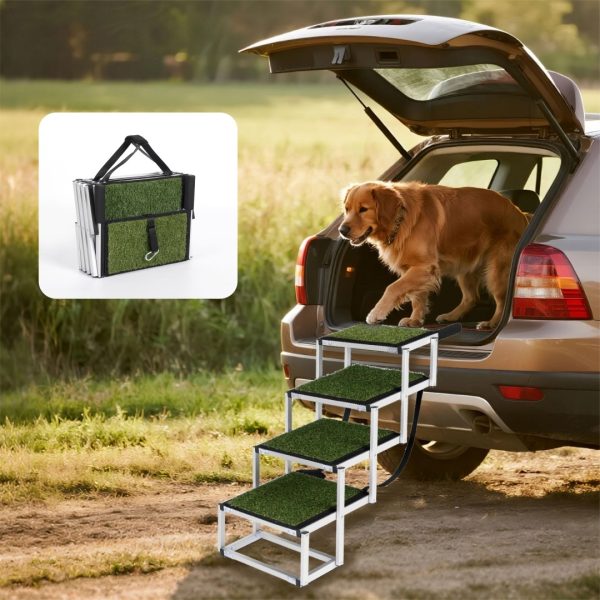 Foldable Dog Ramp for Cars & SUVs — 250 lb Support, Non-Slip, Lightweight - Image 10