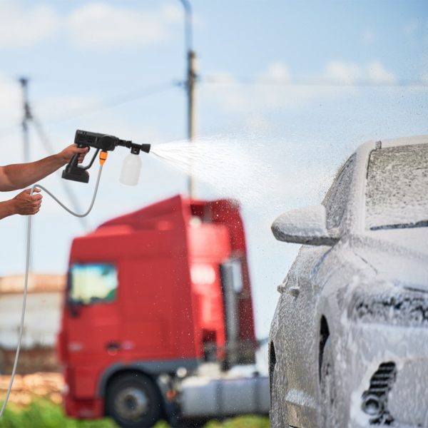 Cordless Pressure Washer — 1000 PSI, 6-in-1 Nozzle, 21V Dual Batteries, Foam Cannon - Image 9