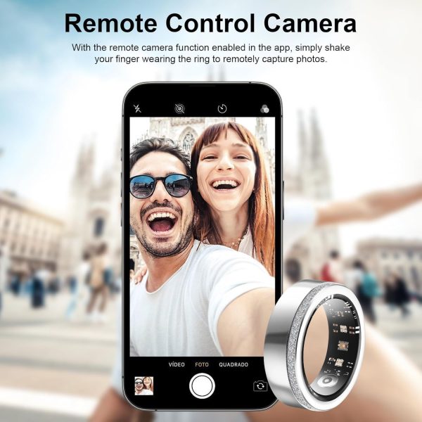 Smart Ring with Sparkle — Heart-Rate, Sleep & Fitness Tracking, IP68, No Subscriptions - Image 6