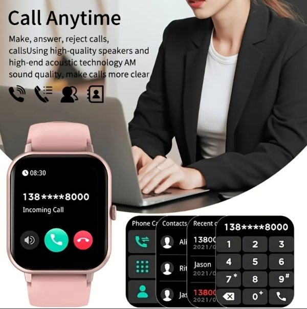 ZL54CJ Square Smartwatch with Bluetooth Calling — iOS & Android - Image 7