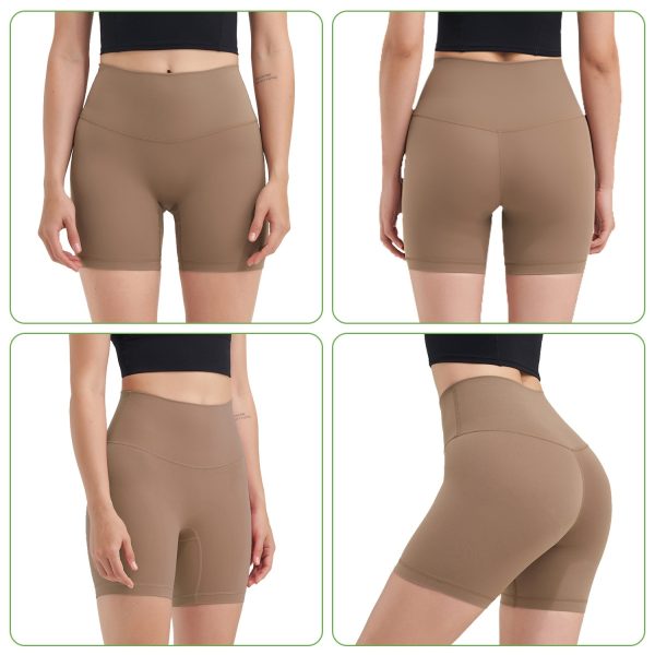 Women’s High-Waist Biker Shorts — 6.3" Inseam, No Front Seam, Tummy-Support (4 Sizes, 5 Colors) - Image 8