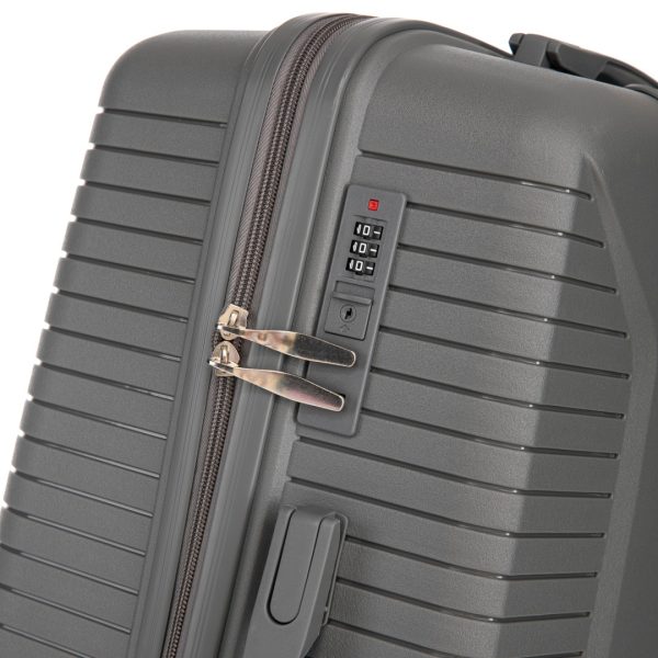 3-Piece PP Spinner Luggage Set — 20"/24"/28", 360° Wheels, Combo Lock - Image 9