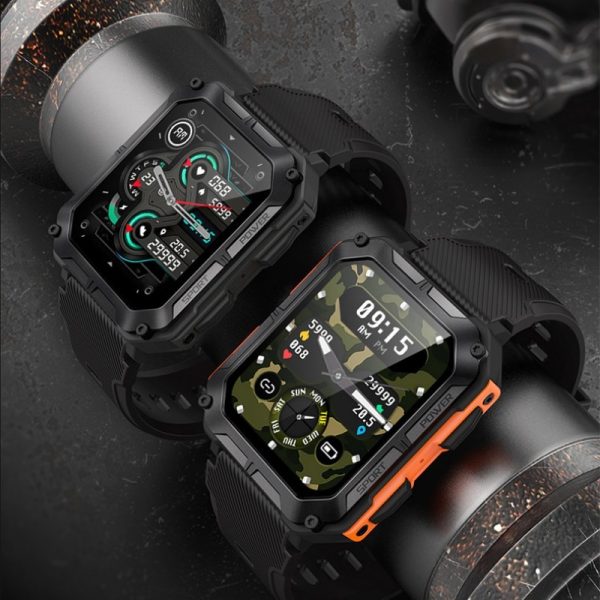 Rugged 1.83" Bluetooth-Call Smartwatch (IP68, 123 Sports) - Image 5