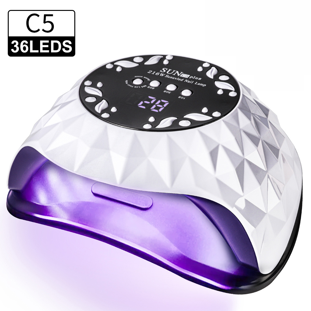 Nail Lamp Dryer for Gel Polish — Auto Sensor, 4 Timers, Large Space, Removable Base 9 Nail Lamp Dryer for Gel Polish — Auto Sensor, 4 Timers, Large Space, Removable Base - Image 9